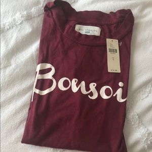 NWT Anthropologie Sol Angeles Bonsoir t-shirt